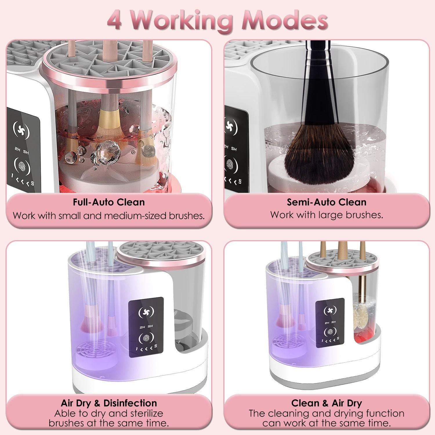 3 in 1 Electric Makeup Brush Cleaner